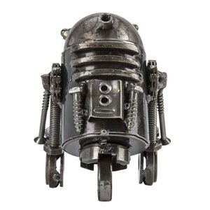 Kalifano Metal Art R2D2 Inspired Recycled Metal Sculpture